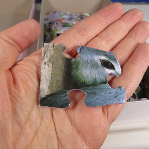 Bird Bath Jigsaw 100 pc Puzzle spring animals (all pieces, thick, good cond.) - Picture 4 of 5